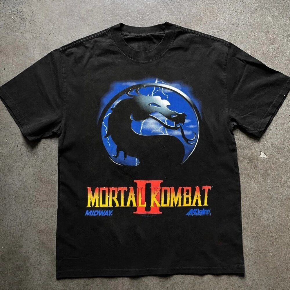 90s Mortal Kombat II promo UNISEX T-SHIRT .
